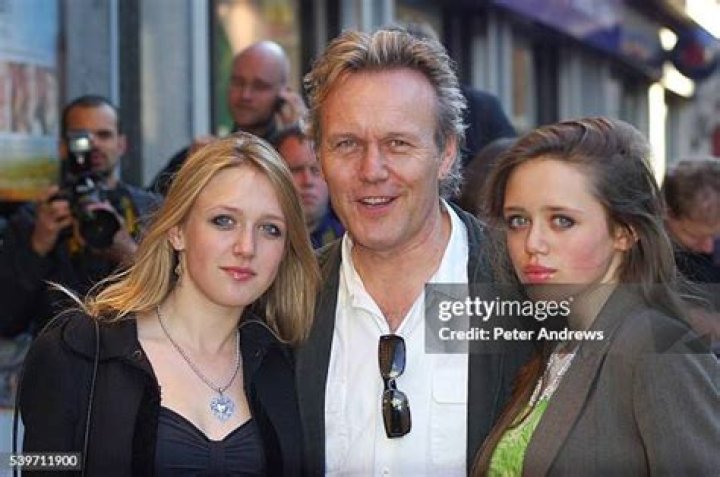 Anthony Head and his daughter Emily arriving for the British Academy