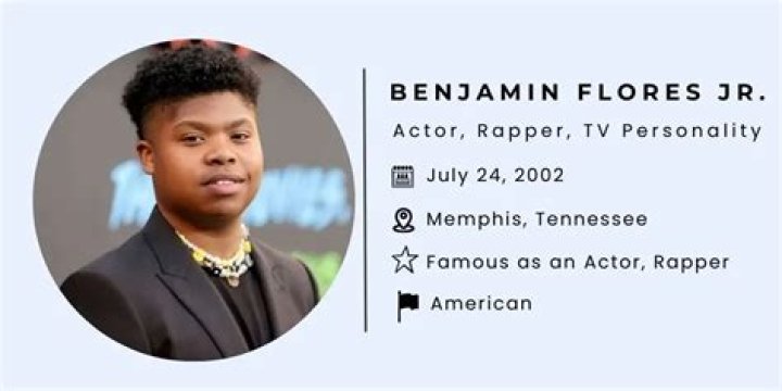 Benjamin Flores Jr. Age, Height, Net Worth (2023), Facts