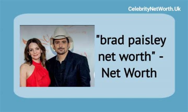 Brad Paisley Net Worth 2018 How Much He Makes Per Year The Gazette