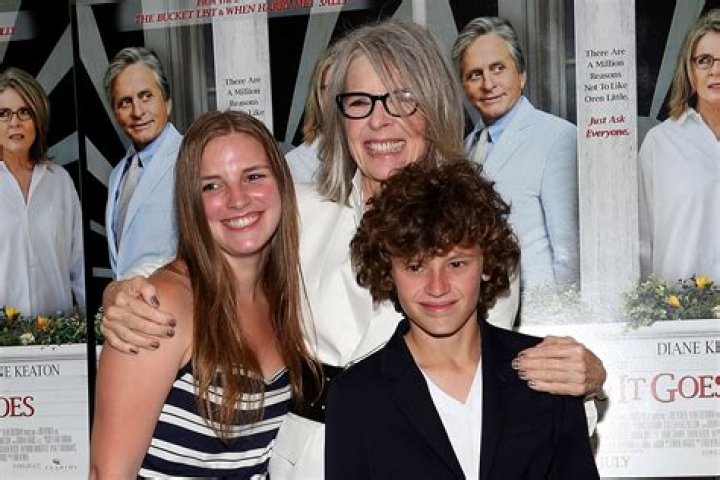Diane Keaton Makes Rare Public Appearance With Kids at Ceremony