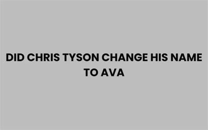 Did Chris Tyson change his name after starting HRT?