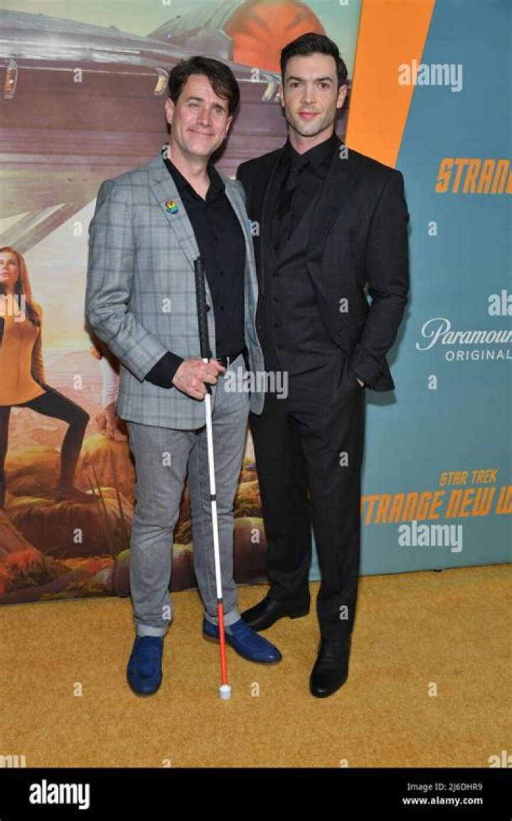 Ethan Peck and Bruce Horak Stock Photo Alamy